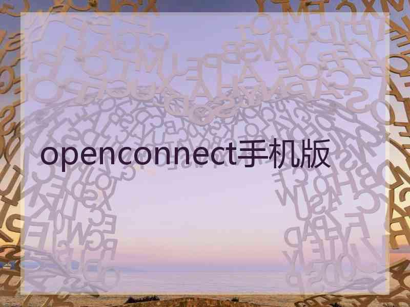 openconnect手机版