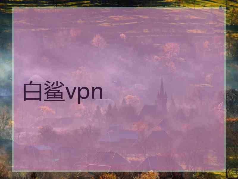 白鲨vpn