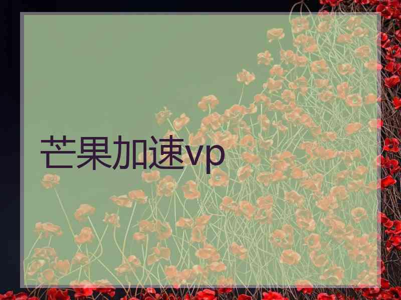 芒果加速vp