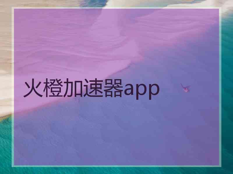 火橙加速器app