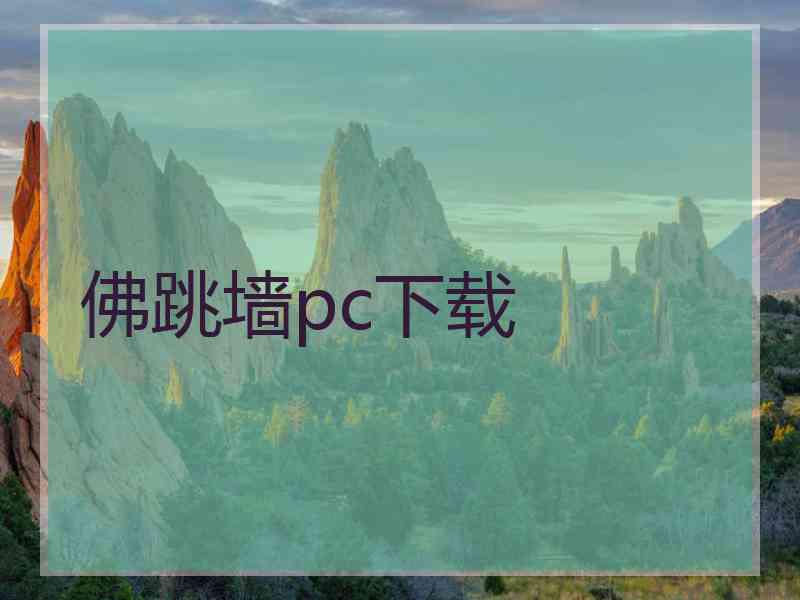 佛跳墙pc下载