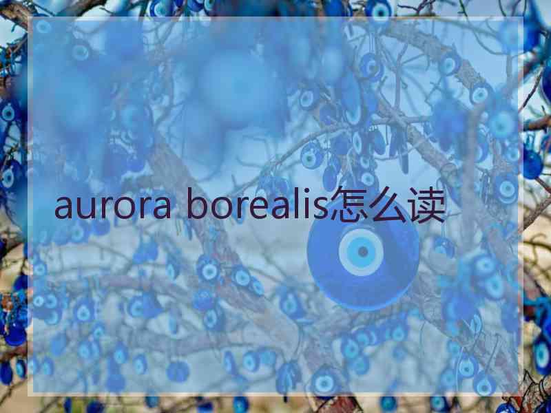 aurora borealis怎么读