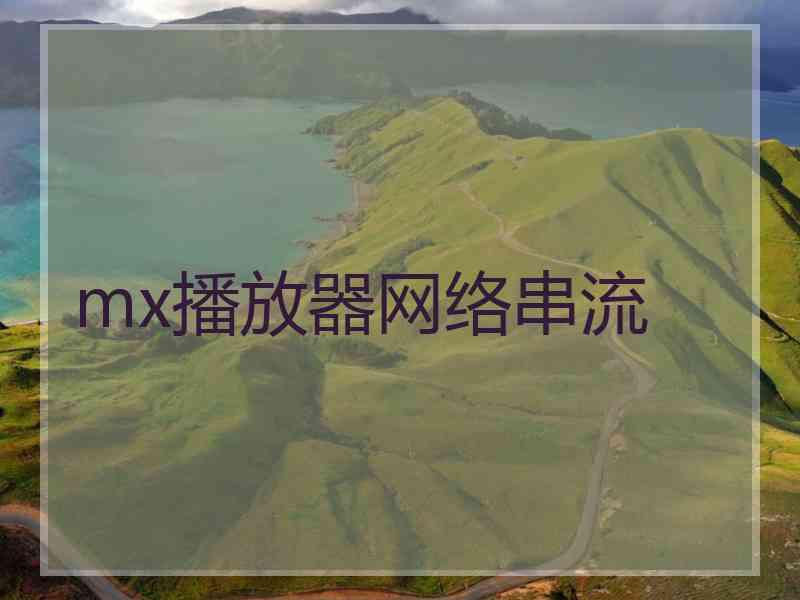 mx播放器网络串流