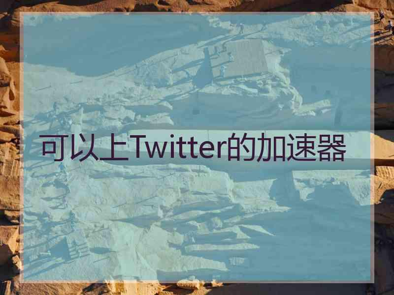 可以上Twitter的加速器