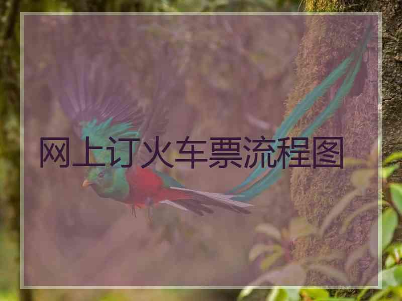 网上订火车票流程图