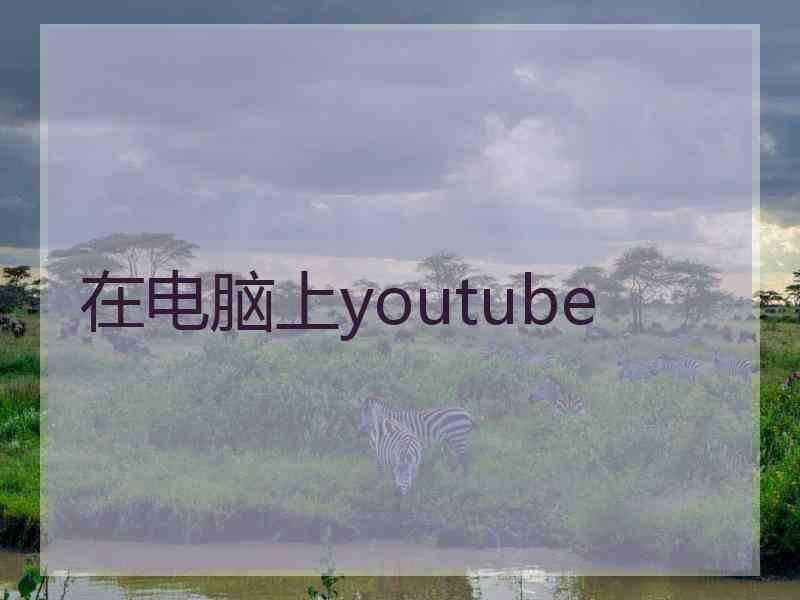 在电脑上youtube