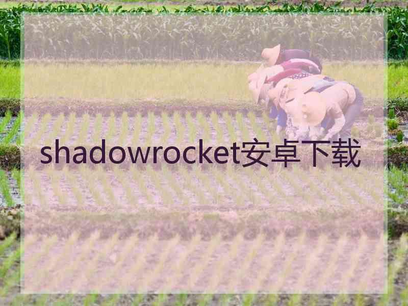 shadowrocket安卓下载