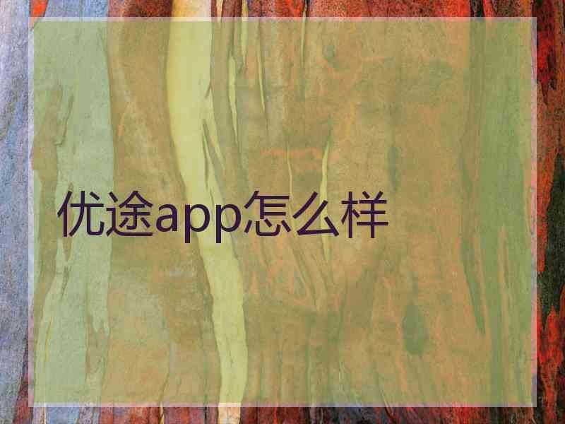 优途app怎么样