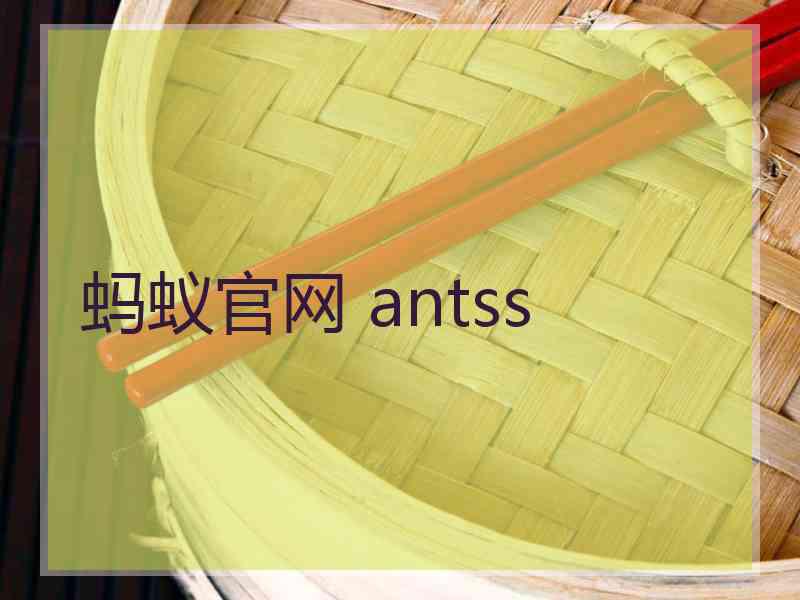 蚂蚁官网 antss