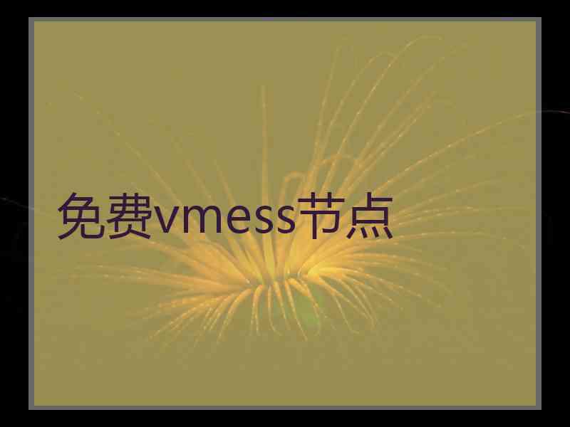 免费vmess节点