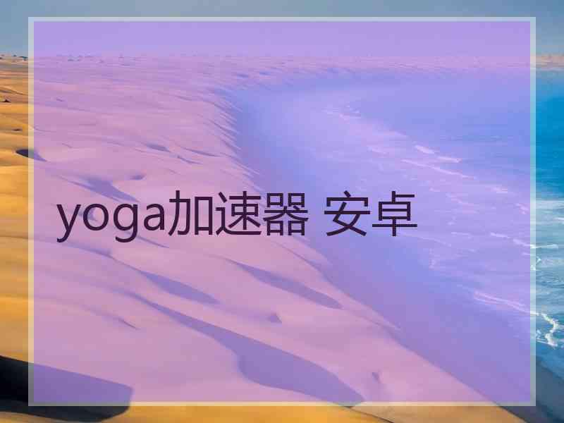 yoga加速器 安卓